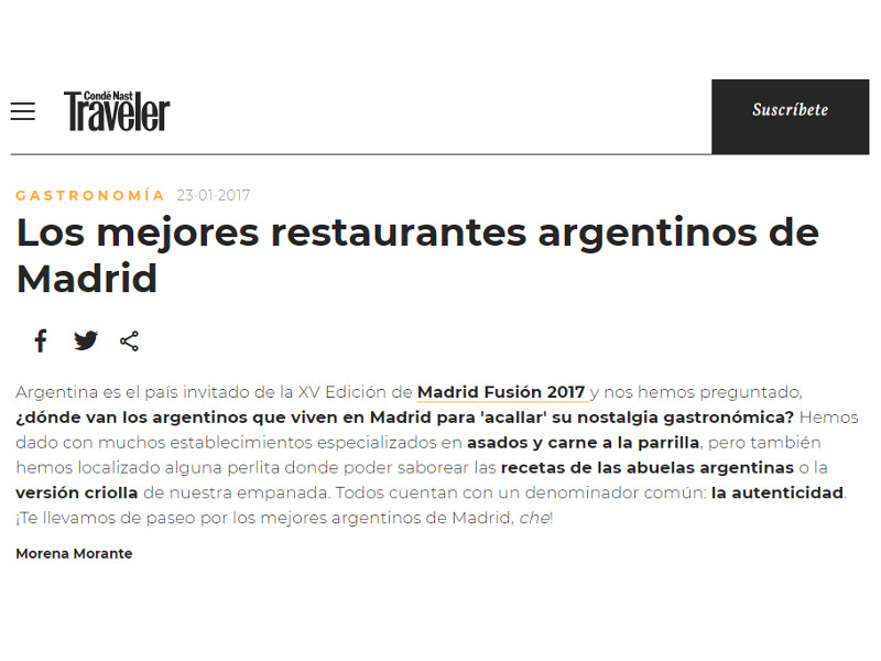 Ver articulo La Cabaña Argentina de Traveler en pdf